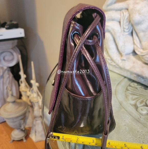 L.A.M.B. Gwen Stefani Leather Shoulder Bag Snakeskin Designer Luxury Celeb #72 - Picture 10 of 16